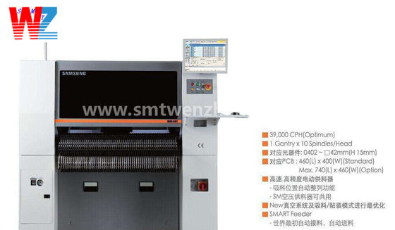 Hanwha Samsung SM481 SMT Chip Mounter Windows XP Samsung Chip Mounter