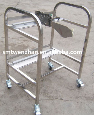 Aluminum Alloy JUKI SMT Feeder Carts 2 Layers With Omni Directional Wheel