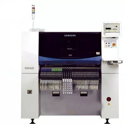 Height Efficiency And Height Precision HANWHA SAMSUNG SM421 Pick And Place Machine