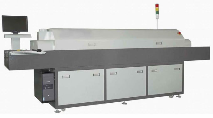 Hot Air 6 Zo<em></em>nes 4800W SMT Reflow Oven For PCB Soldering 1