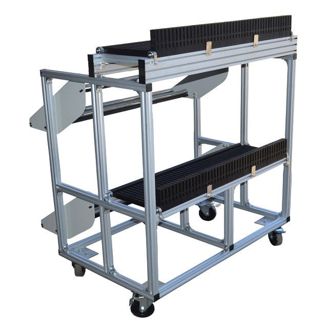 W600mm Stainless Steel Feeder Cart , Double Layers Fuji Cart 1